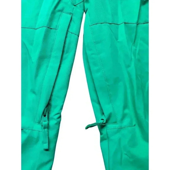 DC Girl's Maci K large mint green snow pants waterproof tapered insulated - Picture 7 of 12